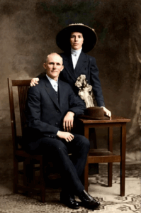 Portrait of Truma Brundage and William Niehoff