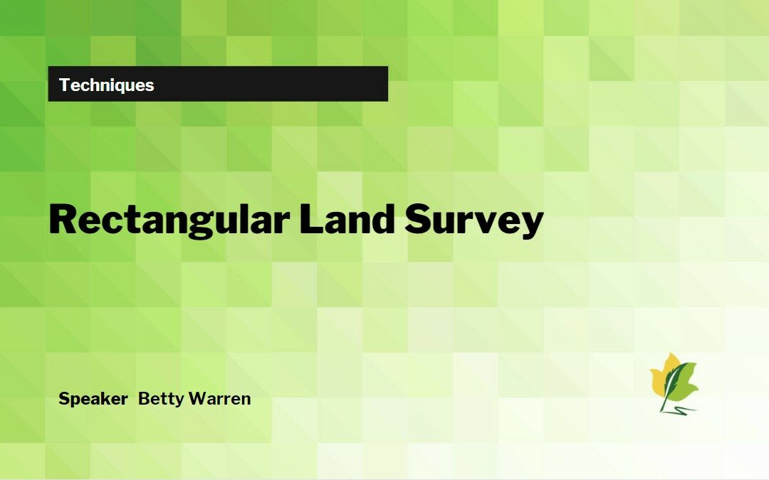 Rectangular Land Survey